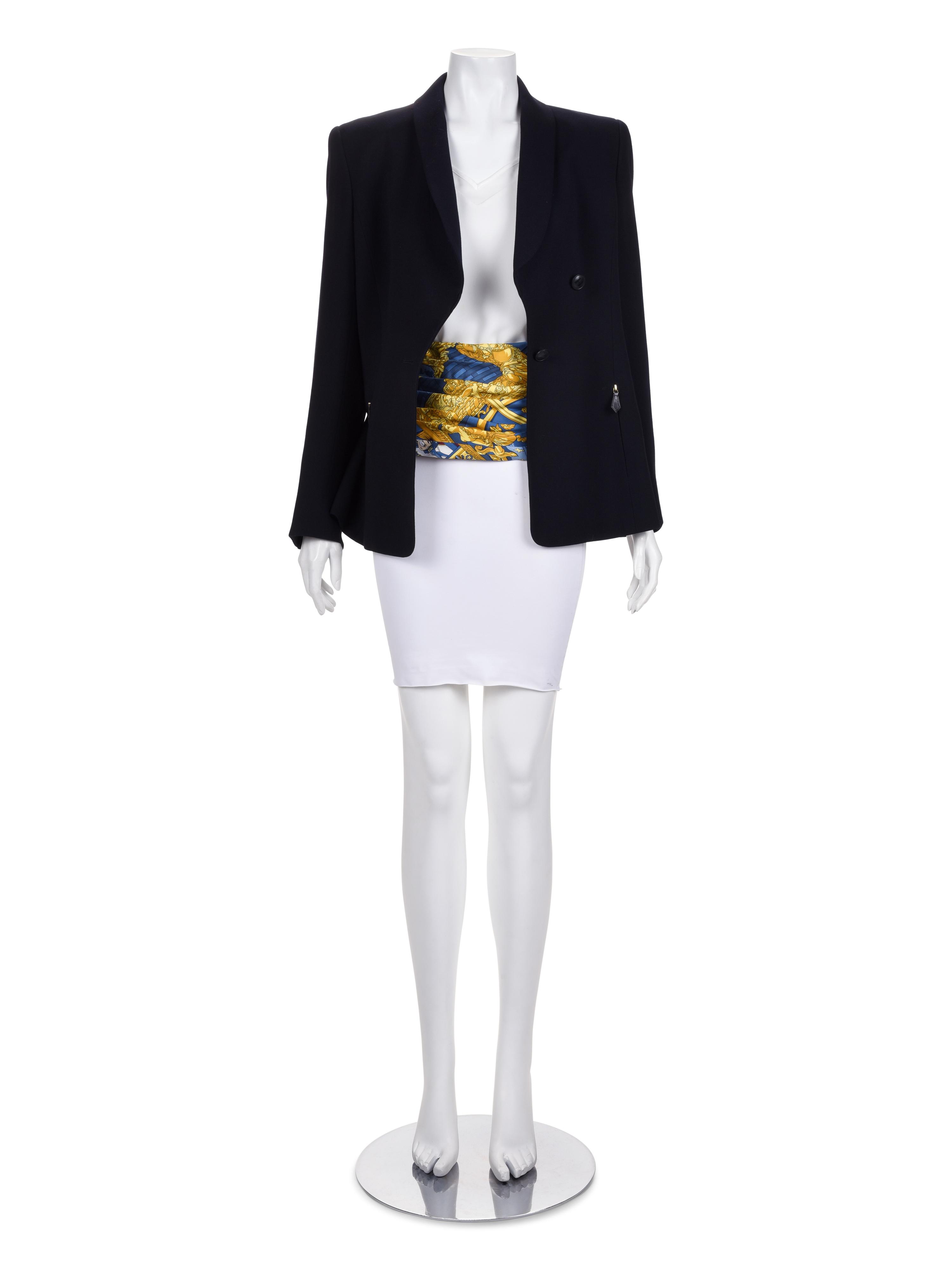 Hermès Jacket with Cummerbund