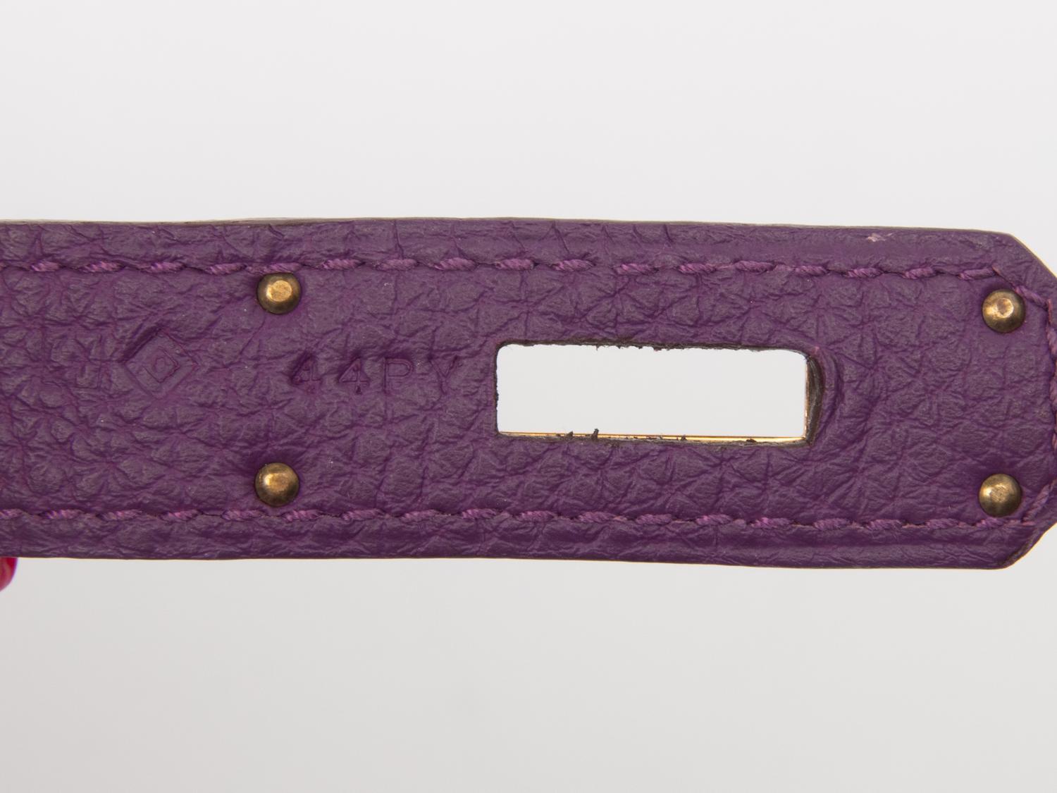 Hermès Birkin 35 in Anemone Clemence Leather
