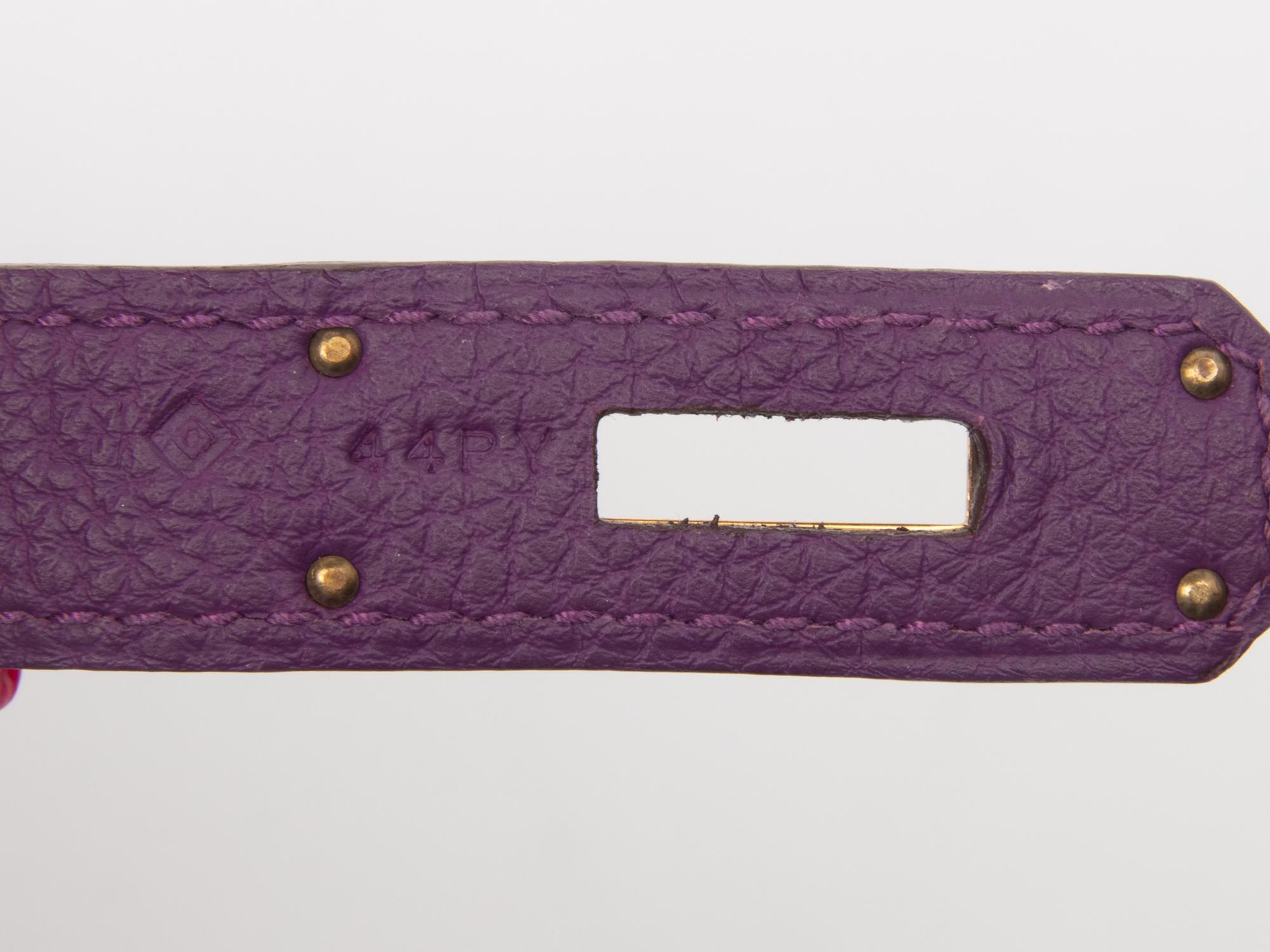 Hermès Birkin 35 in Anemone Clemence Leather