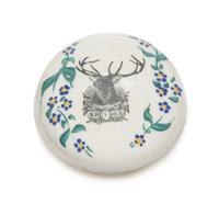 An Antique American Elk's Club Paperweight Diameter 3 1/4 inches