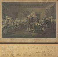 [Declaration of Independence] Durand, Asher. The Declaration of Independence of the United States of American. July 4th 1776