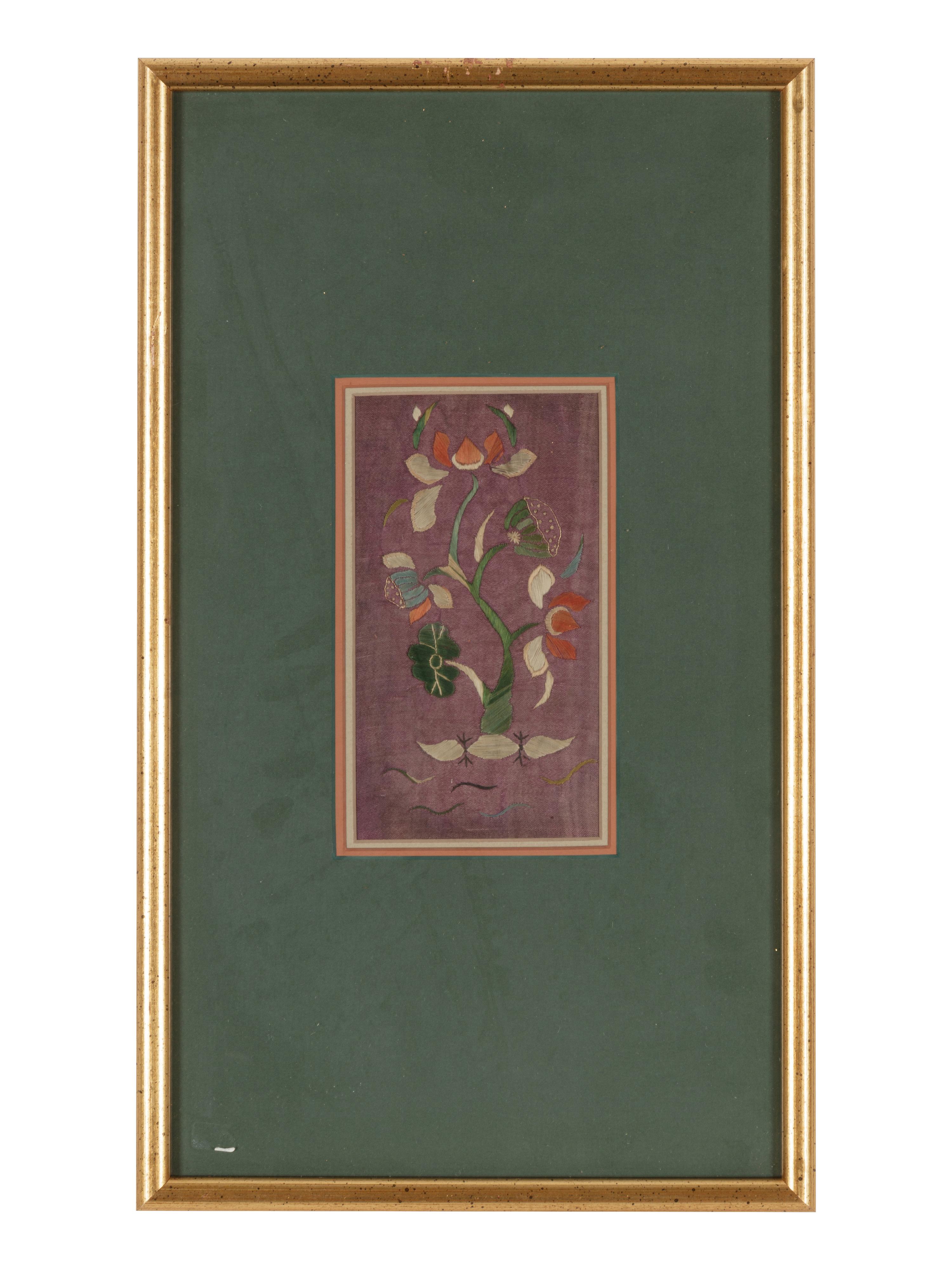 17 Chinese Embroidered Silk Panels
