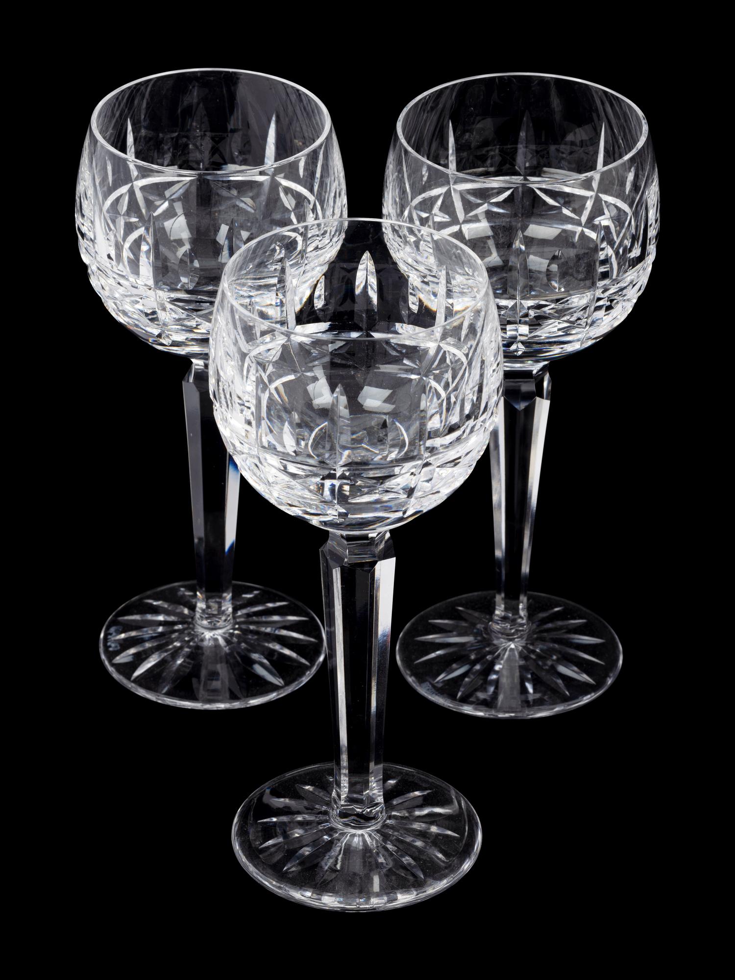 A Waterford Cut Glass Stemware Service