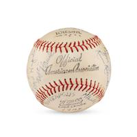 A 1946 Minneapolis Millers Team Signed Autograph Baseball