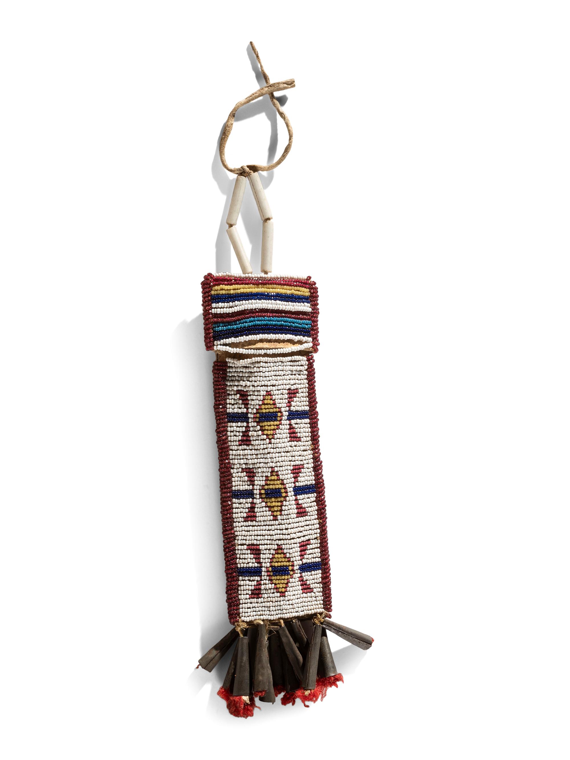 Cheyenne Beaded Whetstone Case