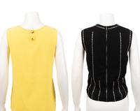 Two Chanel Sleeveless Tops, 2000s