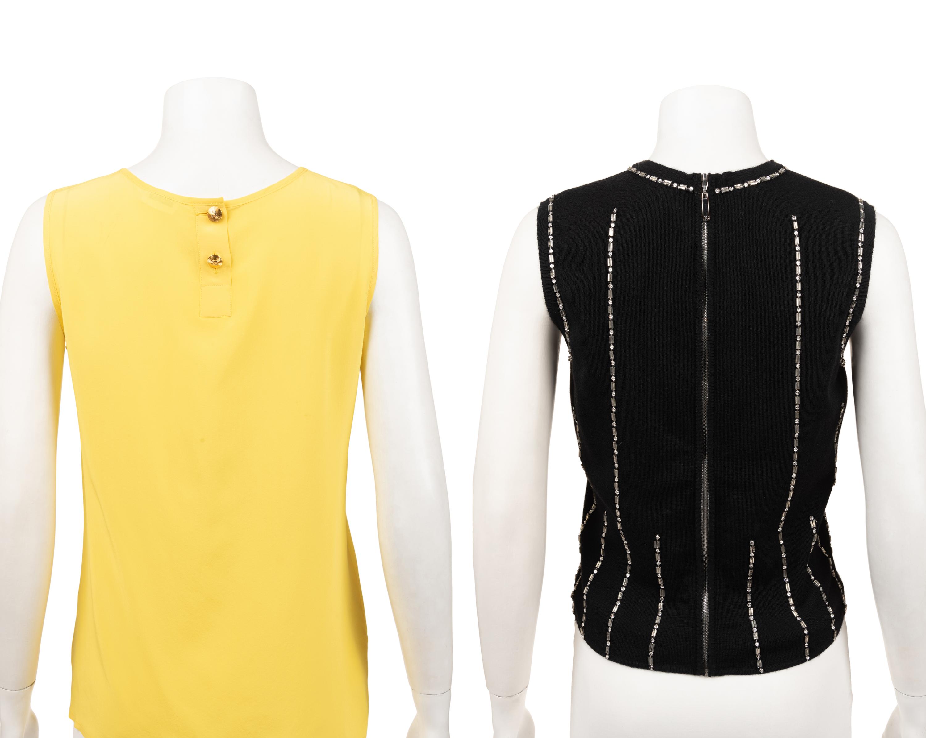 Two Chanel Sleeveless Tops, 2000s