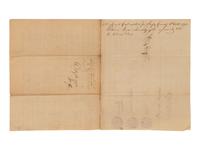 [ENSLAVEMENT]. Estate document manumitting enslaved persons after certain terms of service. 1792.