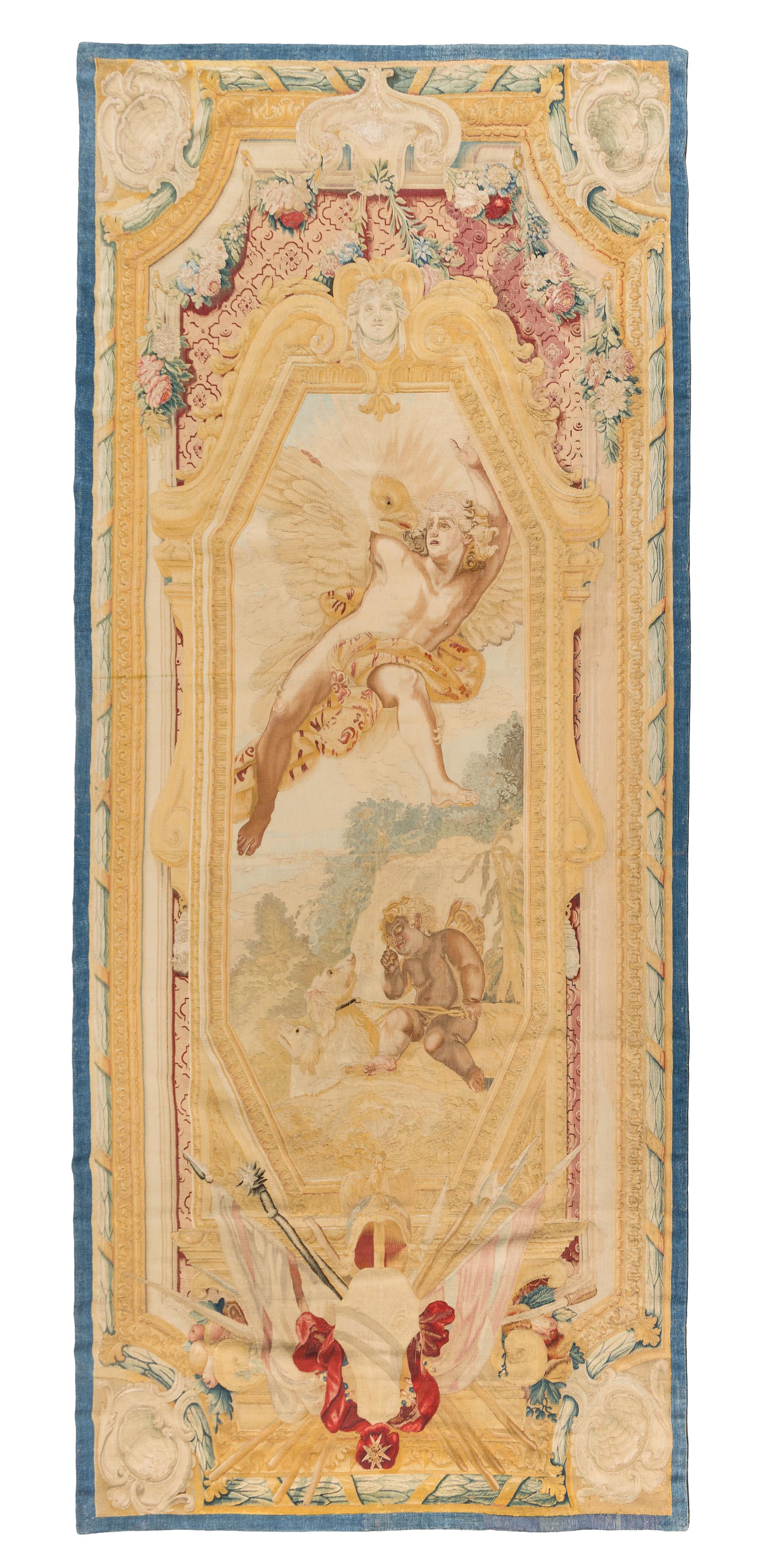 A Set of Four Italian Mythological Tapestries from the Loves of the Gods Series