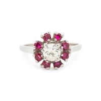 DIAMOND AND RUBY RING