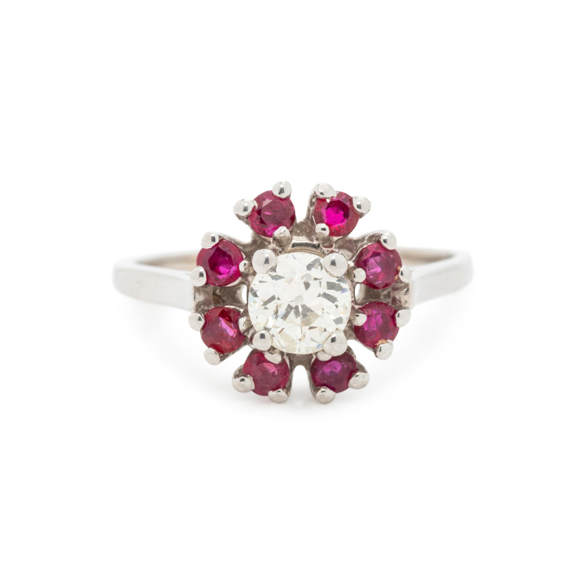 DIAMOND AND RUBY RING
