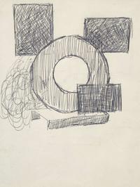 David Smith (American, 1906-1965) - Circle Study: Two-Sided Drawing (Study for Sculpture)