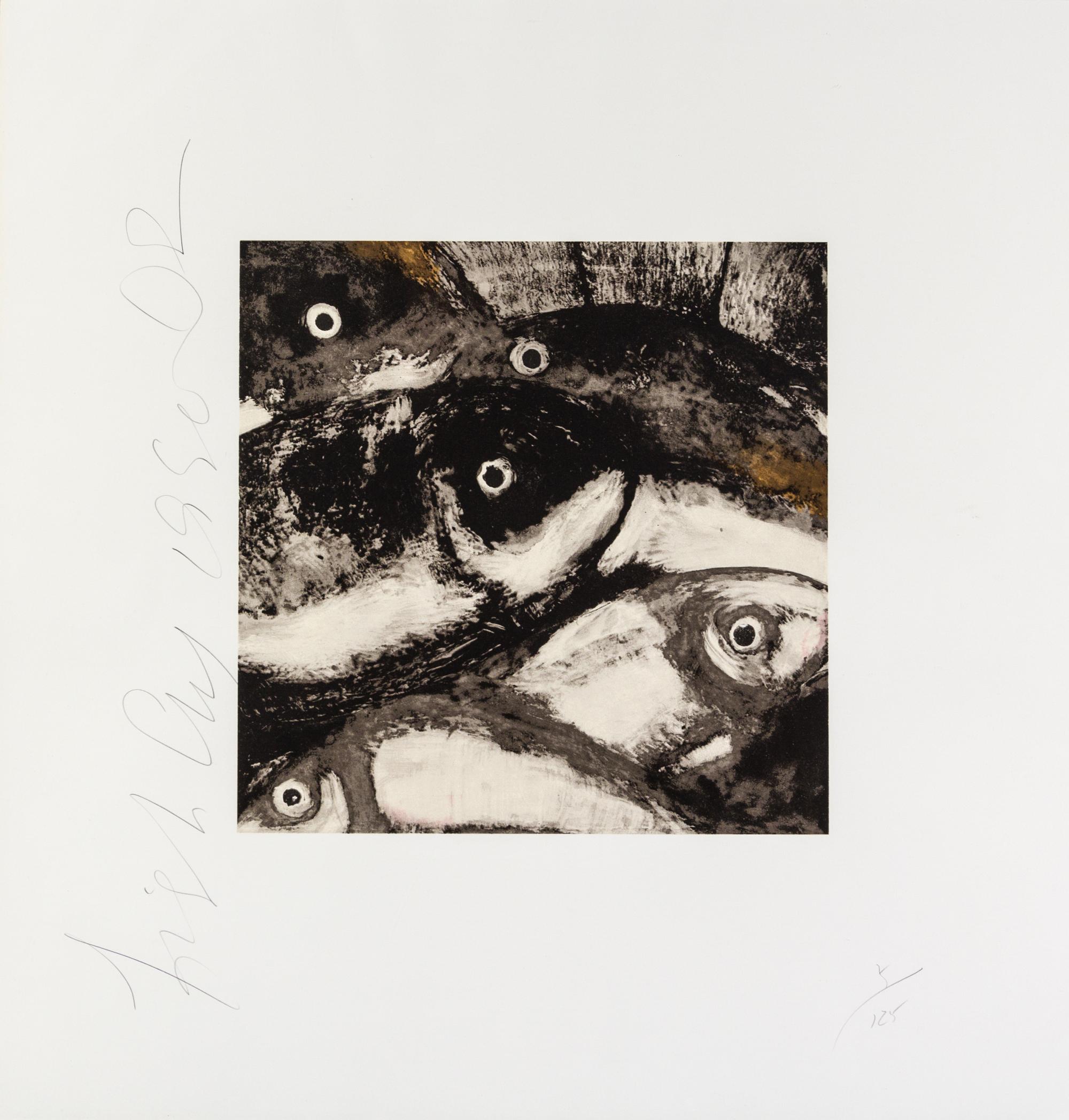Donald Sultan, (American, b. 1951), Fish, 1990 (from Fruits and Flowers)