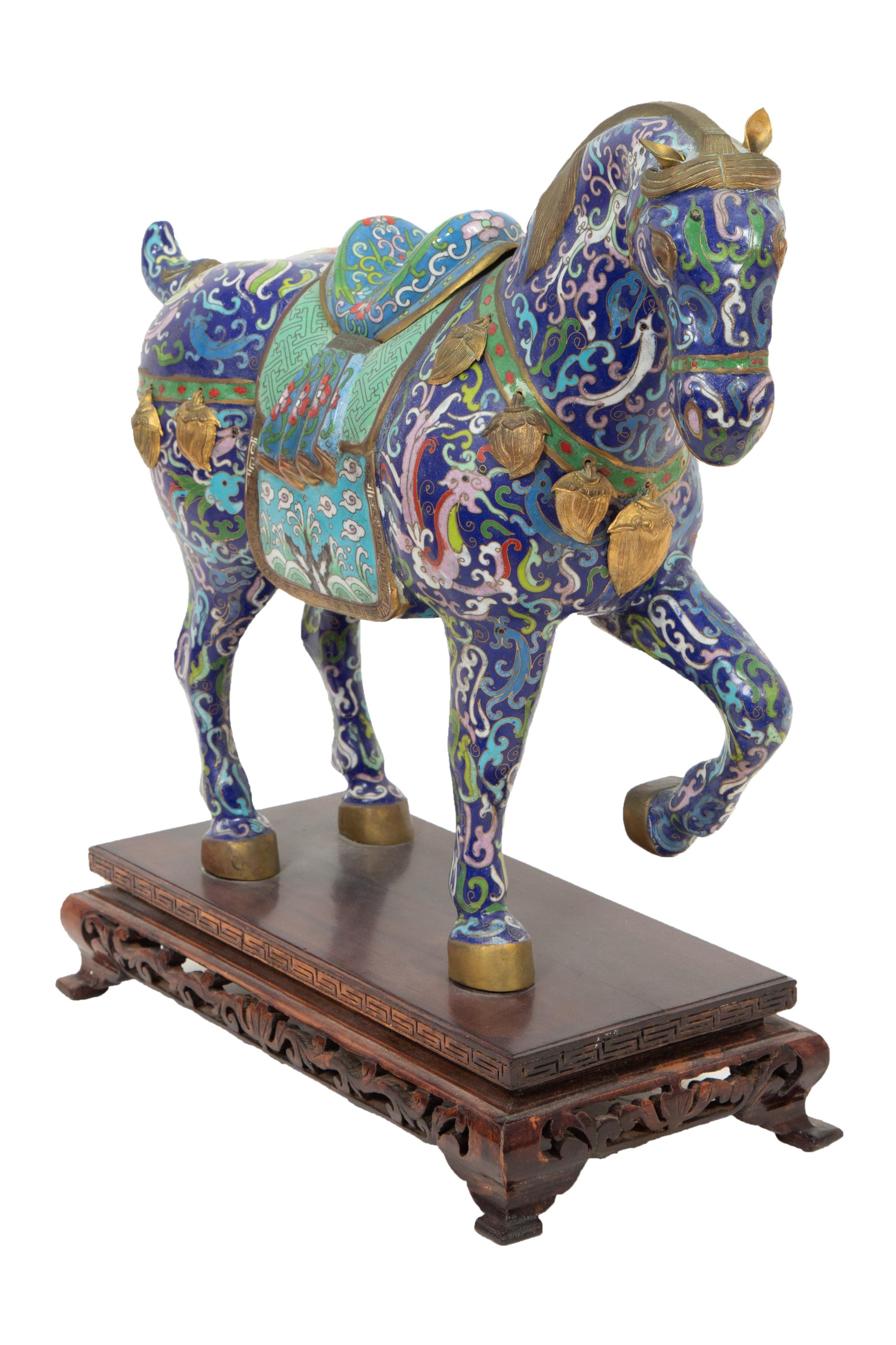 Three Chinese Cloisonné Articles