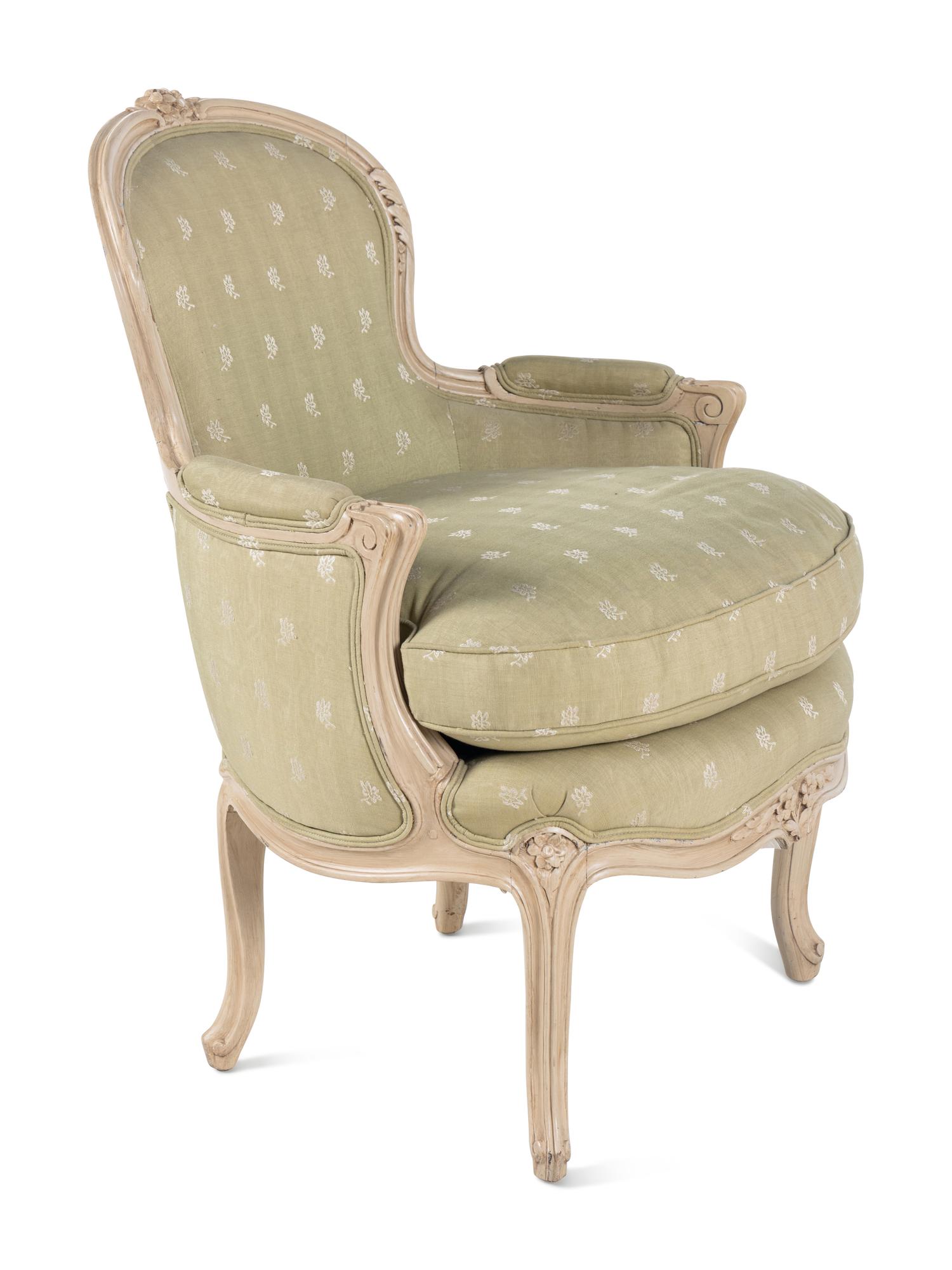 A Louis XV Painted Bergère