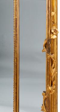 An Italian Rococo Giltwood Mirror