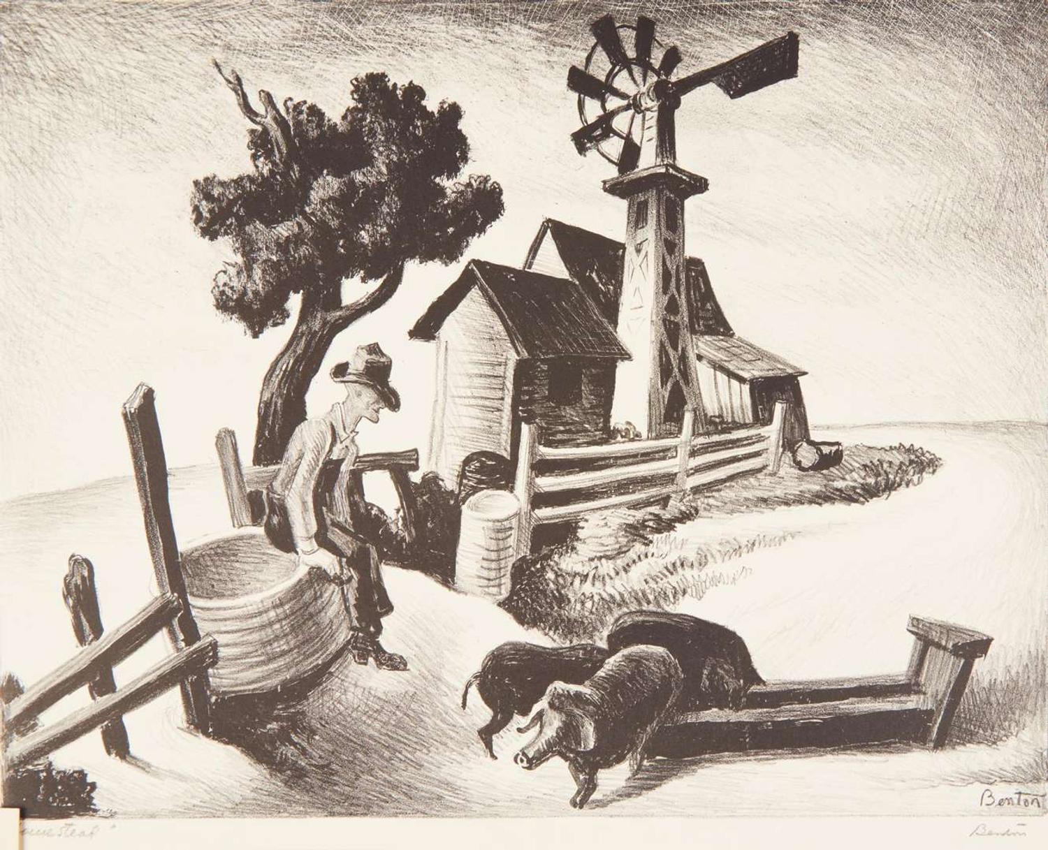 Thomas Hart Benton (American, 1889–1975) - Homestead