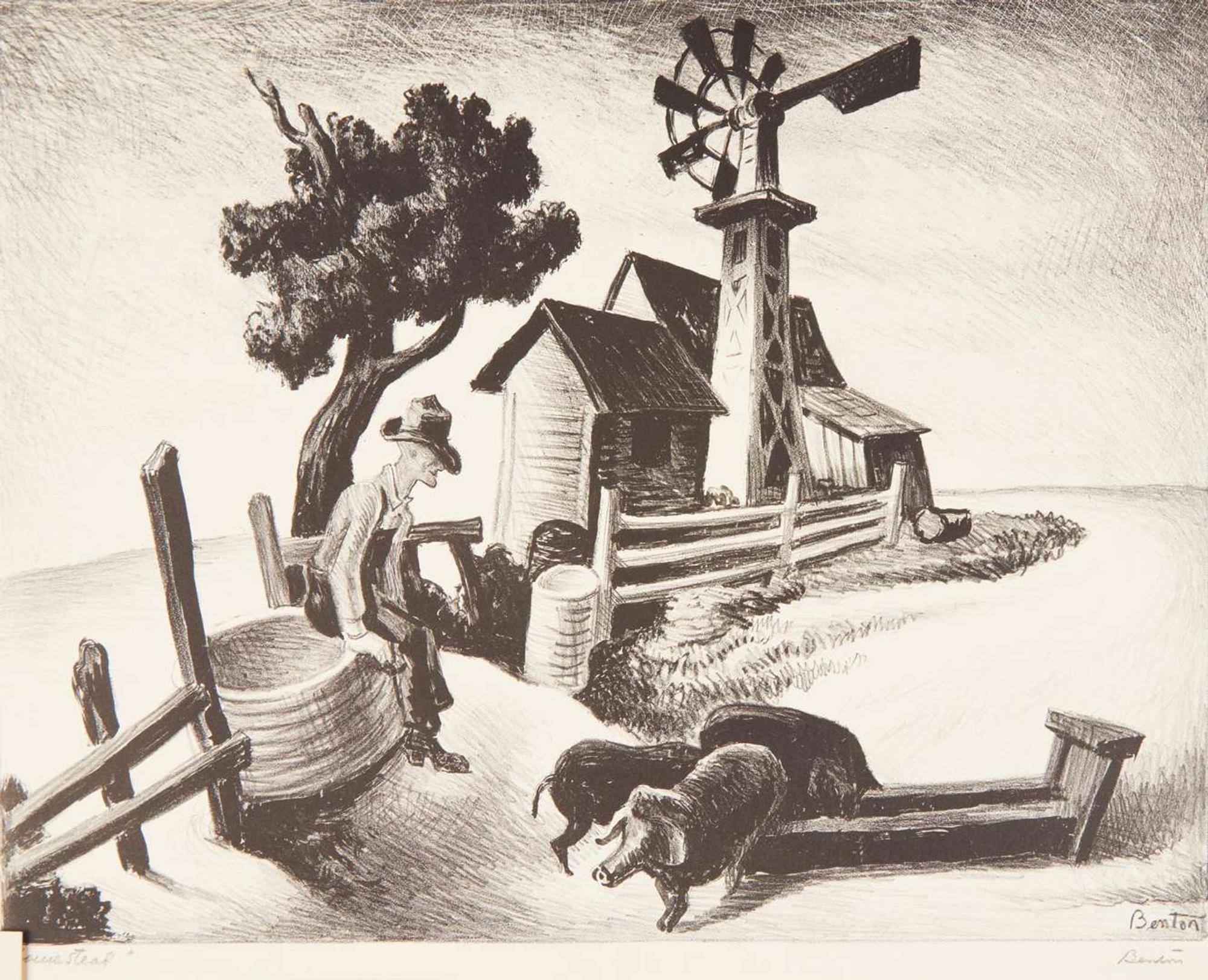 Thomas Hart Benton (American, 1889–1975) - Homestead