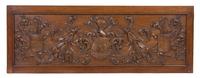 A Carved Oak Panel, Height 26 x width 72 inches.