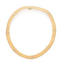 ROBERTO COIN, YELLOW GOLD AND DIAMOND NECKLACE