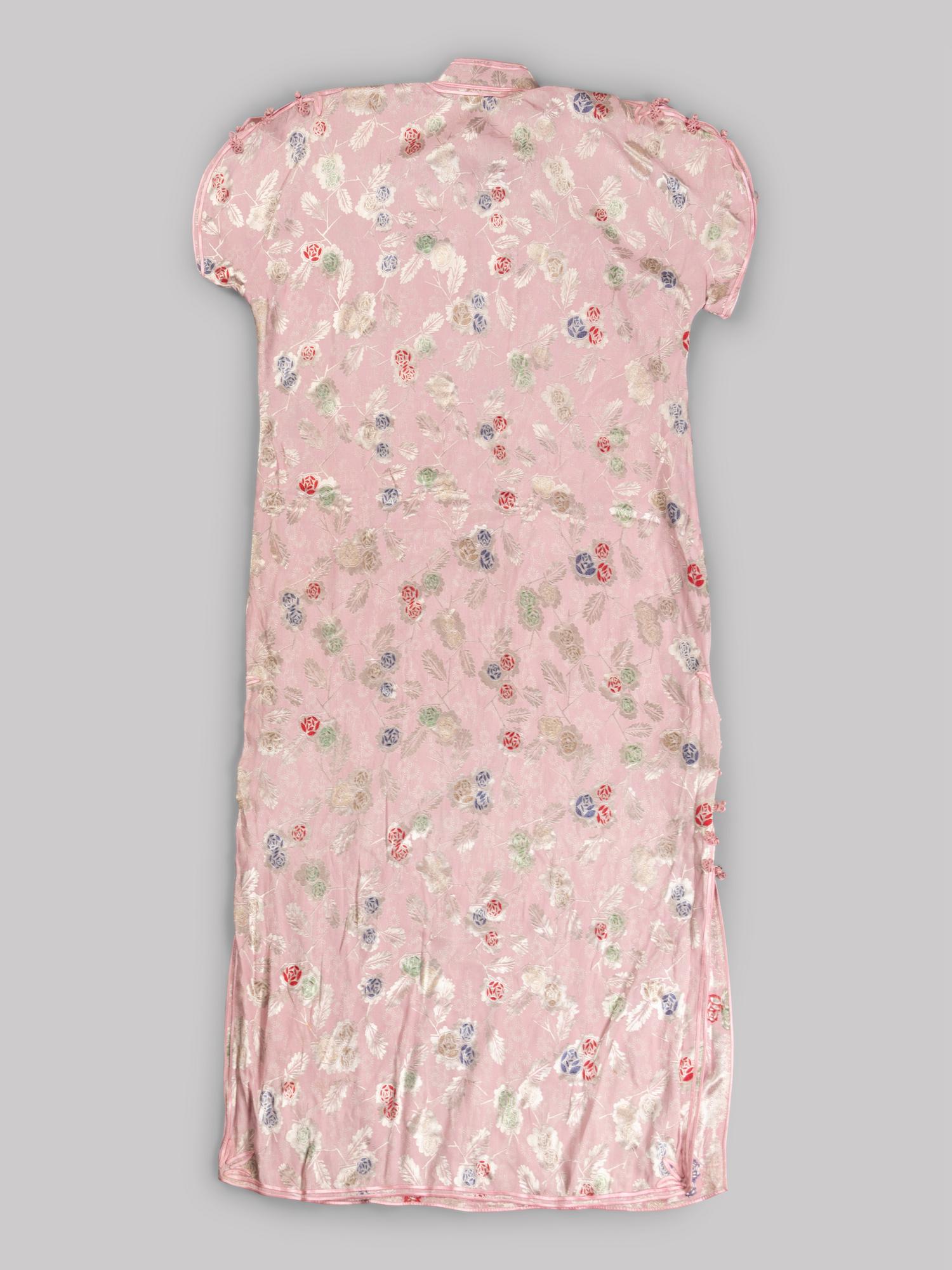 Two Chinese Silk Woven Lady's Cheongsam, Qipao