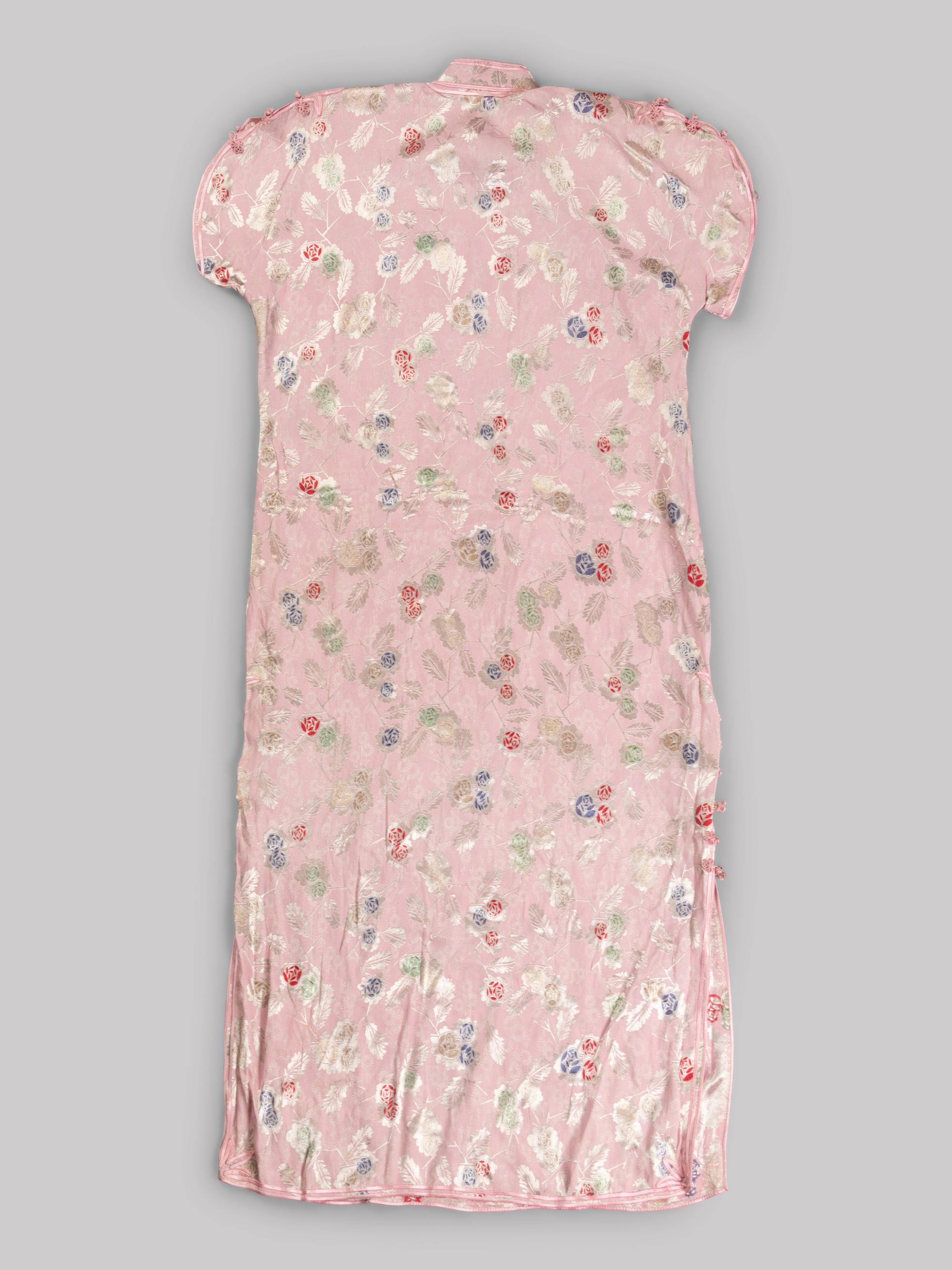 Two Chinese Silk Woven Lady's Cheongsam, Qipao