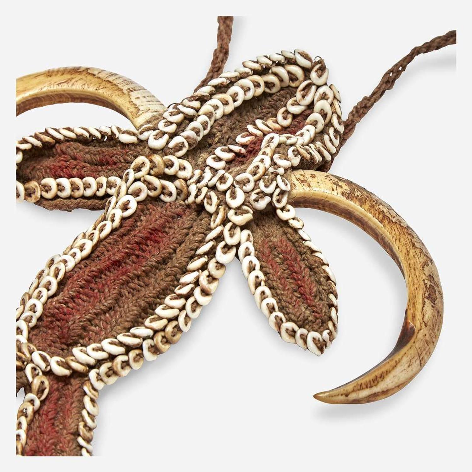 African and Oceanic Jewelry Owned by Louise Nevelson Group of Seven Necklaces, 20th century
