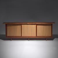 George Nakashima (American, 1905–1990) — Triple Door Sliding Cabinet, 1965