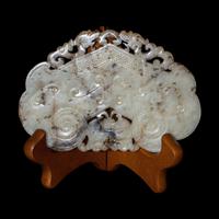 Two Chinese Jade and Jadeite Plaques