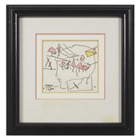 Profiles, A Group of 4 Works