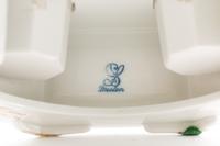 Two Continental Porcelain Inkwells