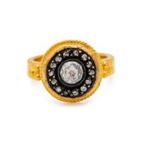 ARA, HIGH KARAT GOLD AND DIAMOND RING