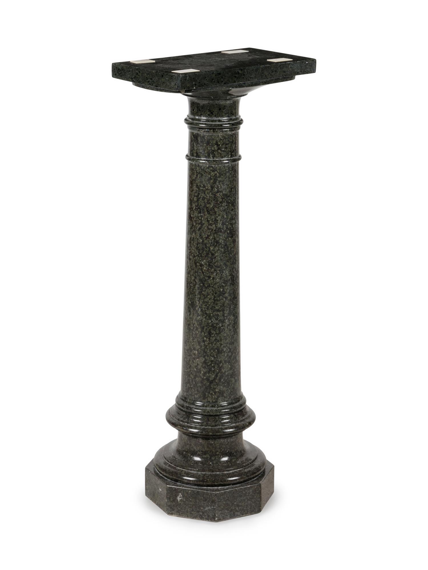A Continental Marble Pedestal