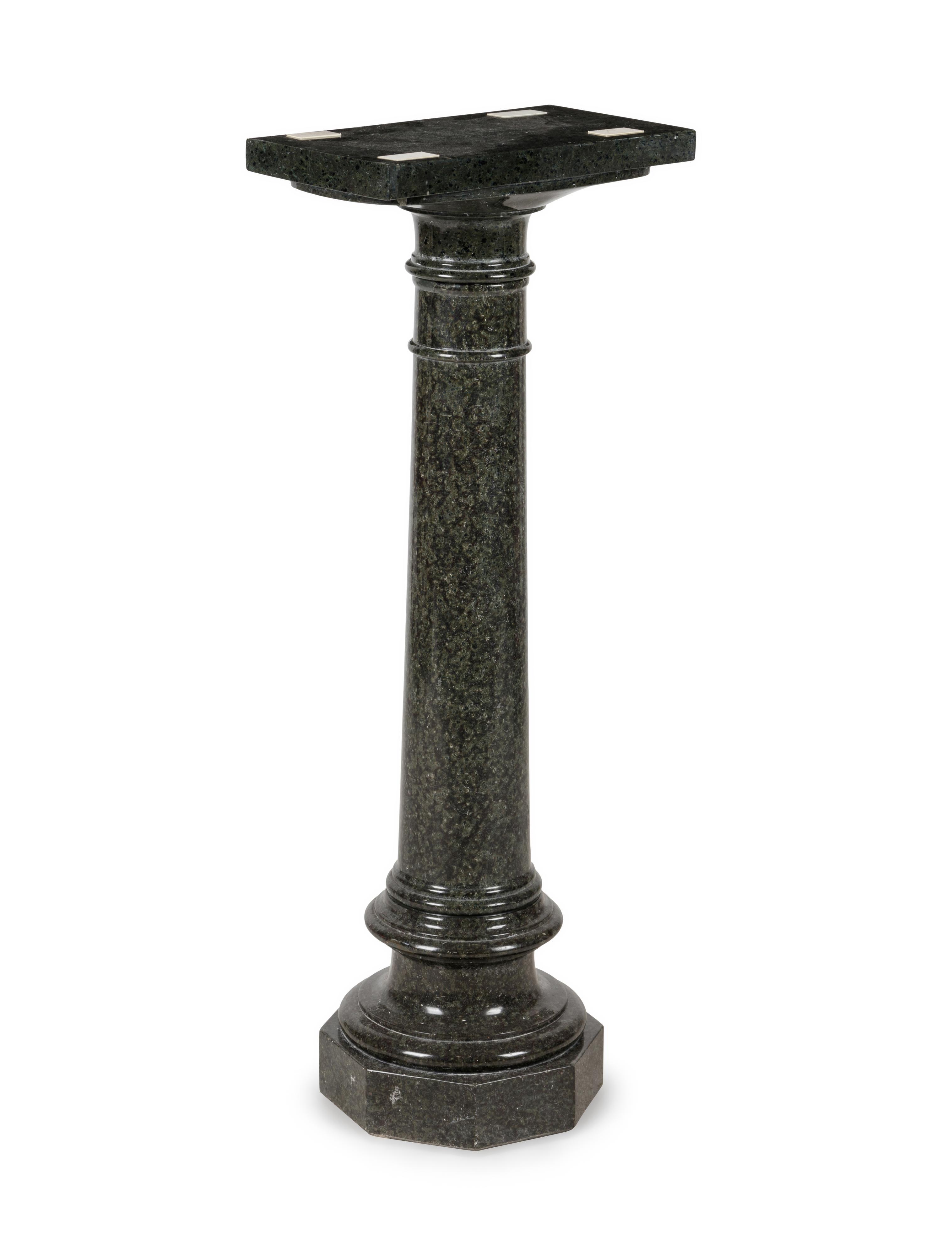 A Continental Marble Pedestal