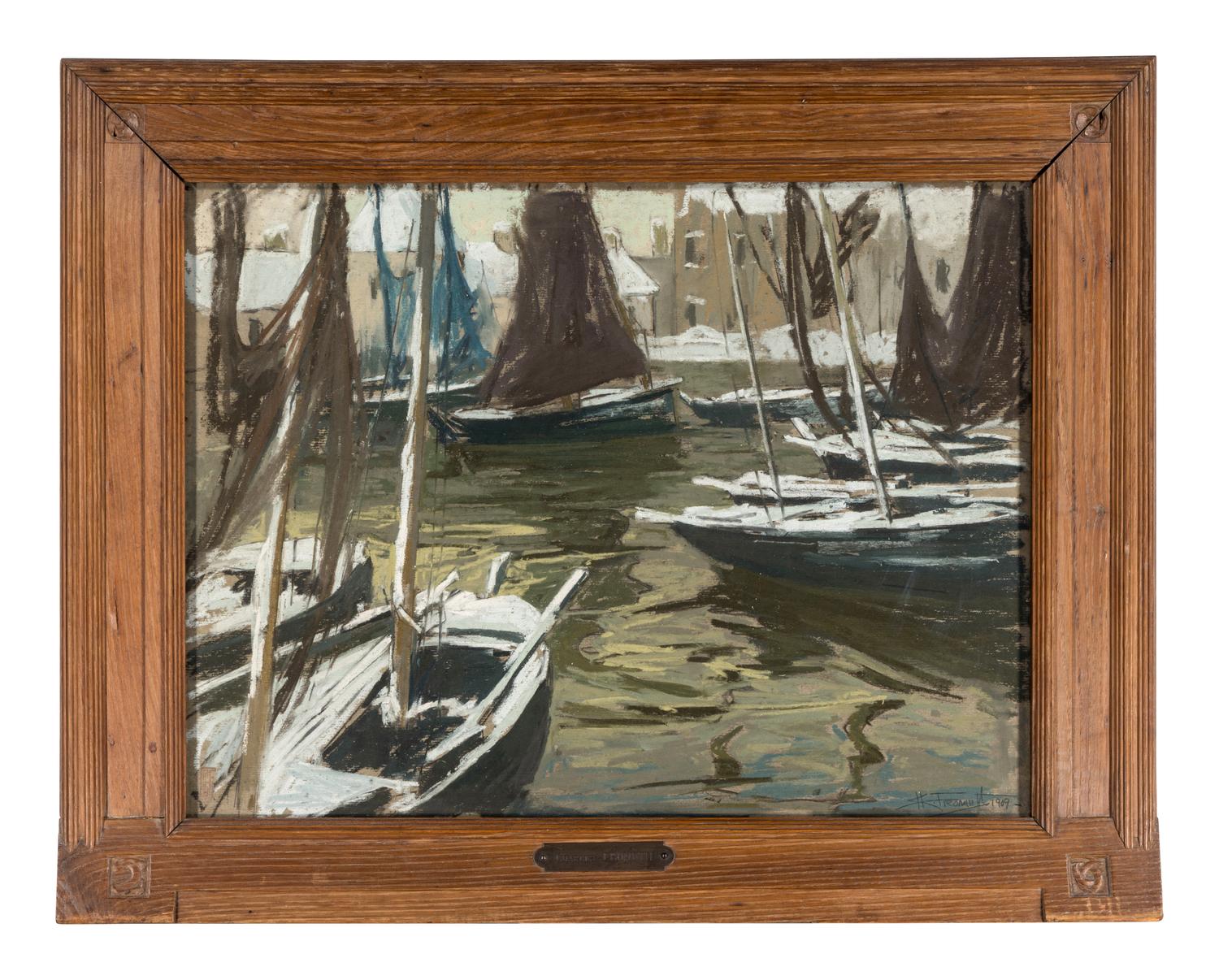 The Harbor After a Snowstorm, 1909