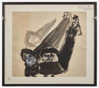 Fernando Botero (Colombian, 1932-2023) - El Desfile (Double-Sided Work)