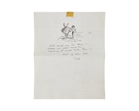 [Children's & Illustrated] Ardizzone, Edward. Group of 2 Autograph Letters