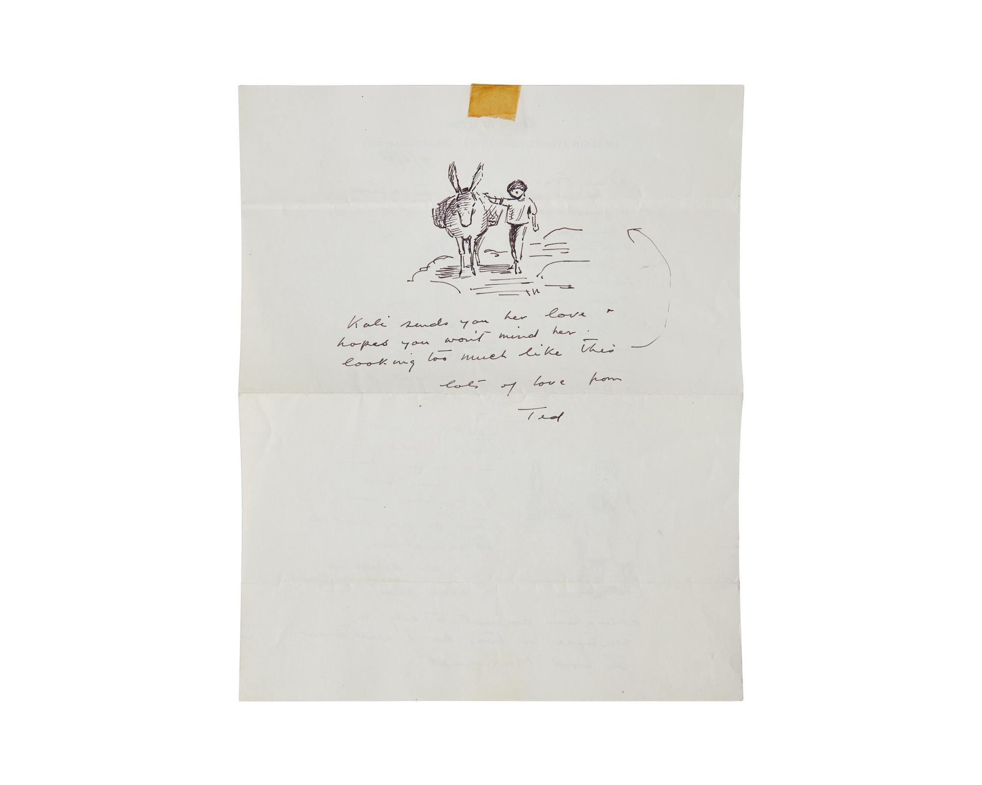 [Children's & Illustrated] Ardizzone, Edward. Group of 2 Autograph Letters
