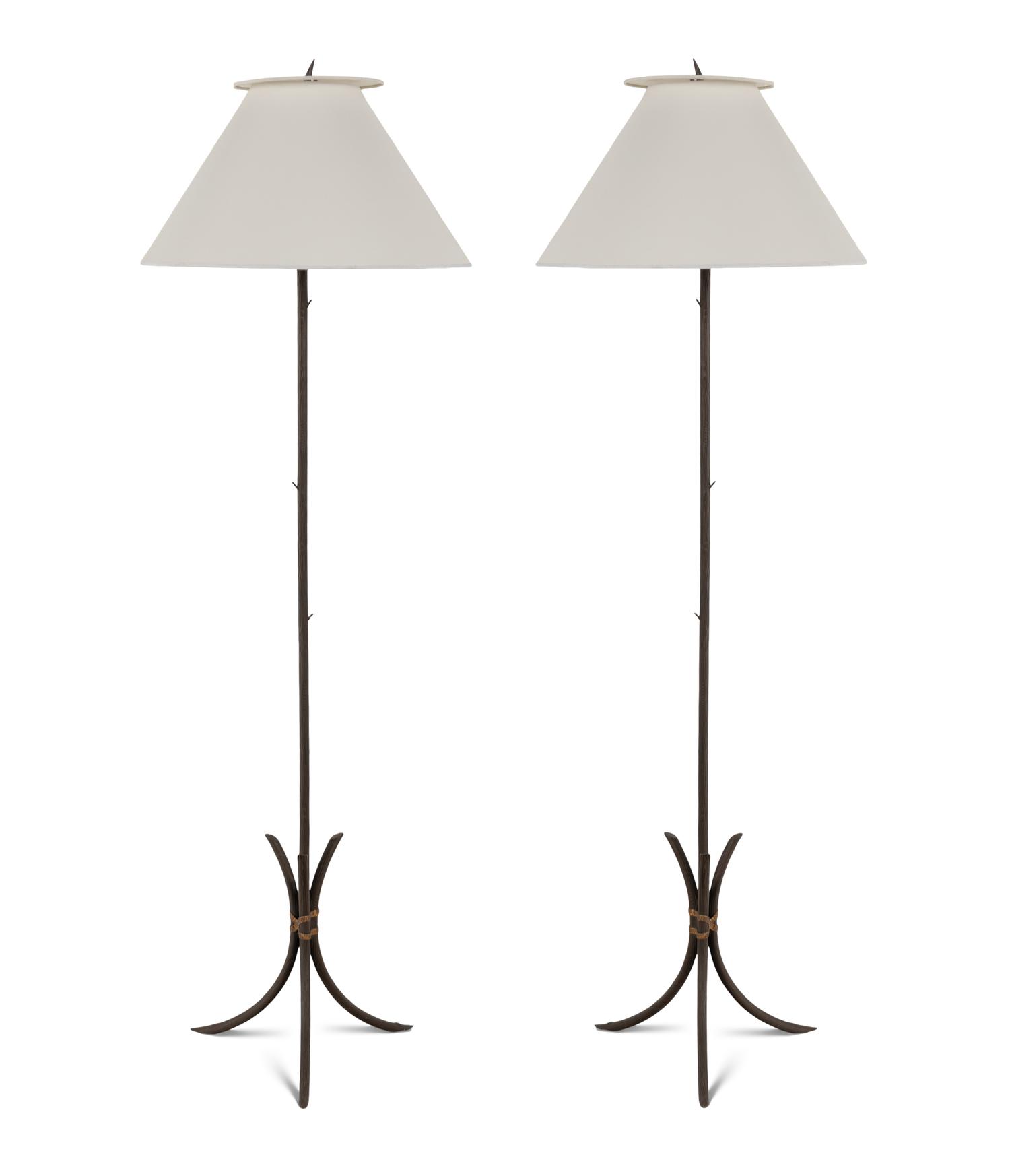 A Pair of Formations Twig Floor Lamps