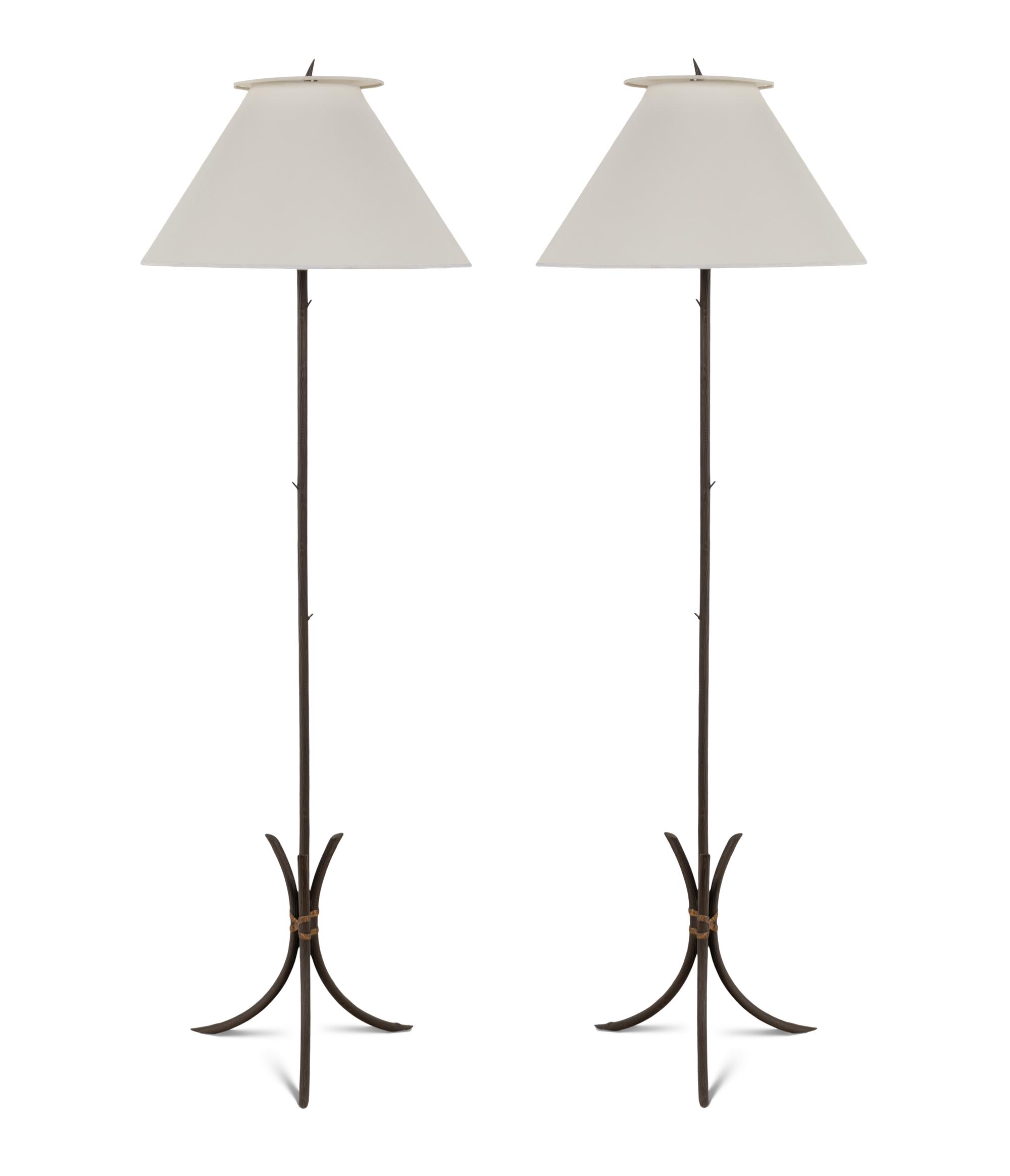 A Pair of Formations Twig Floor Lamps