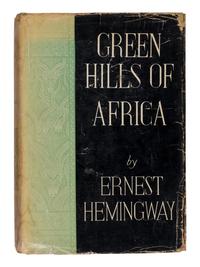 HEMINGWAY, Ernest (1899-1961). Green Hills of Africa . New York and London: Charles Scribner's Sons, 1935.