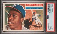 A 1956 Topps Hank Aaron Baseball Card No. 31 (PSA 4 VG-EX) from The Collection of David Eisenhower