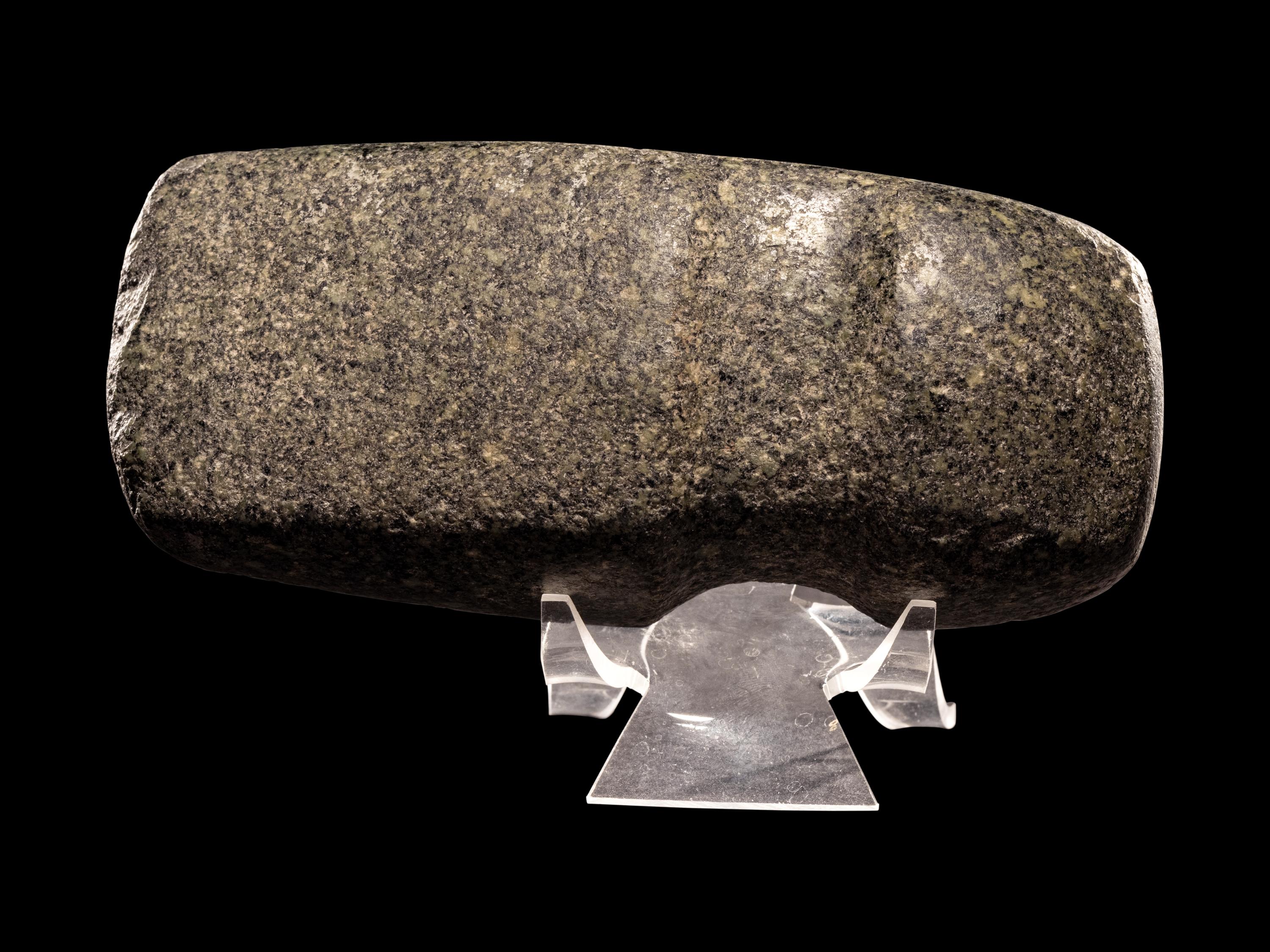 A Native American Granite 3/4 Groove Axe