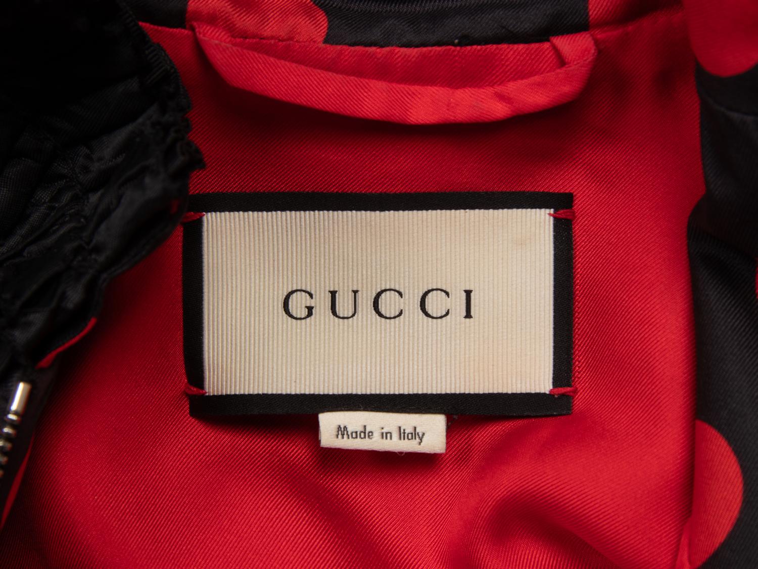 GUCCI, CROPPED POLKA DOT JACKET