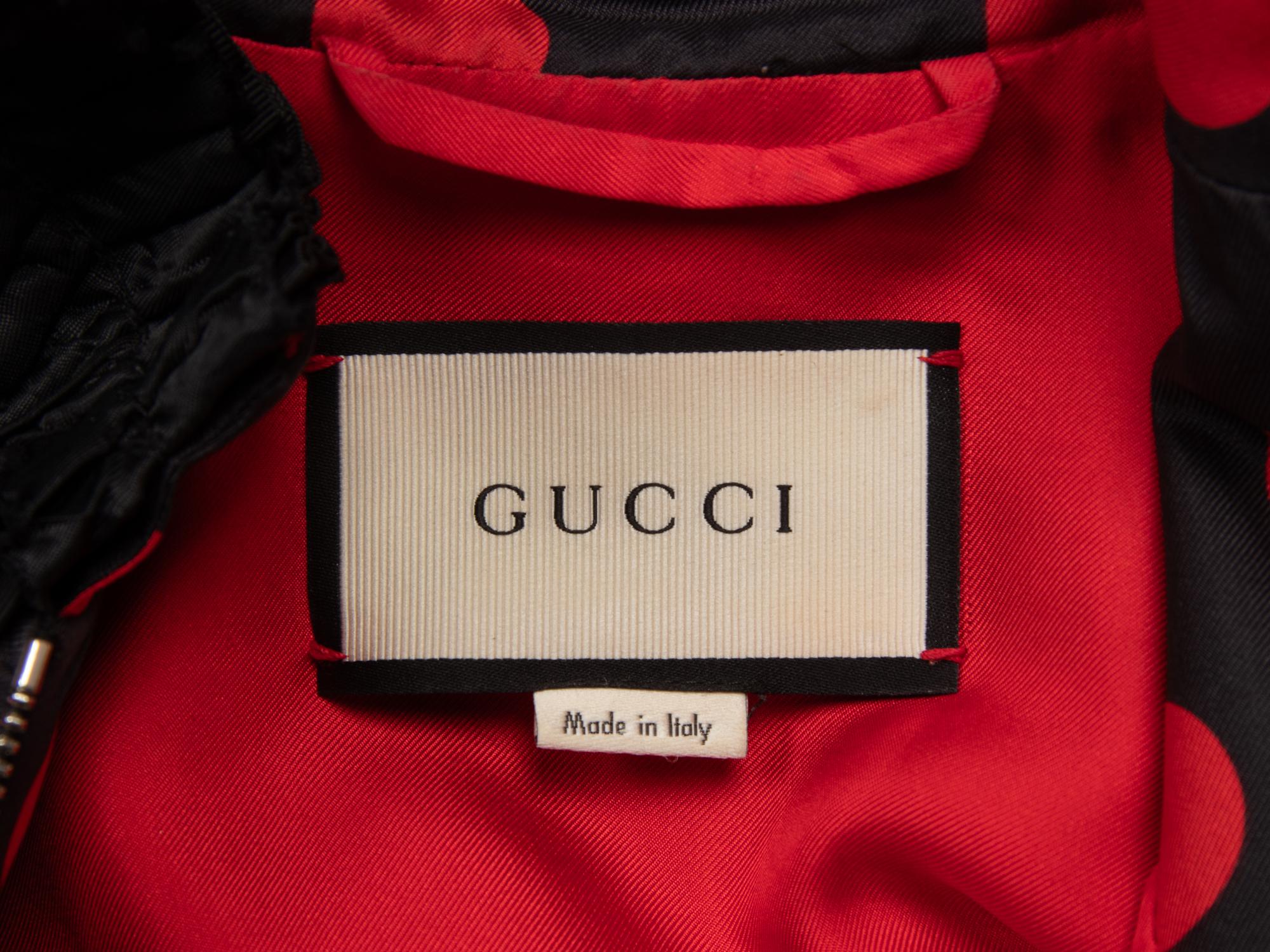 GUCCI, CROPPED POLKA DOT JACKET
