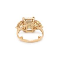 FANCY LIGHT YELLOW DIAMOND RING