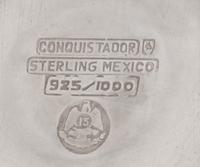 A Mexican Silver Three-Piece Tea Service