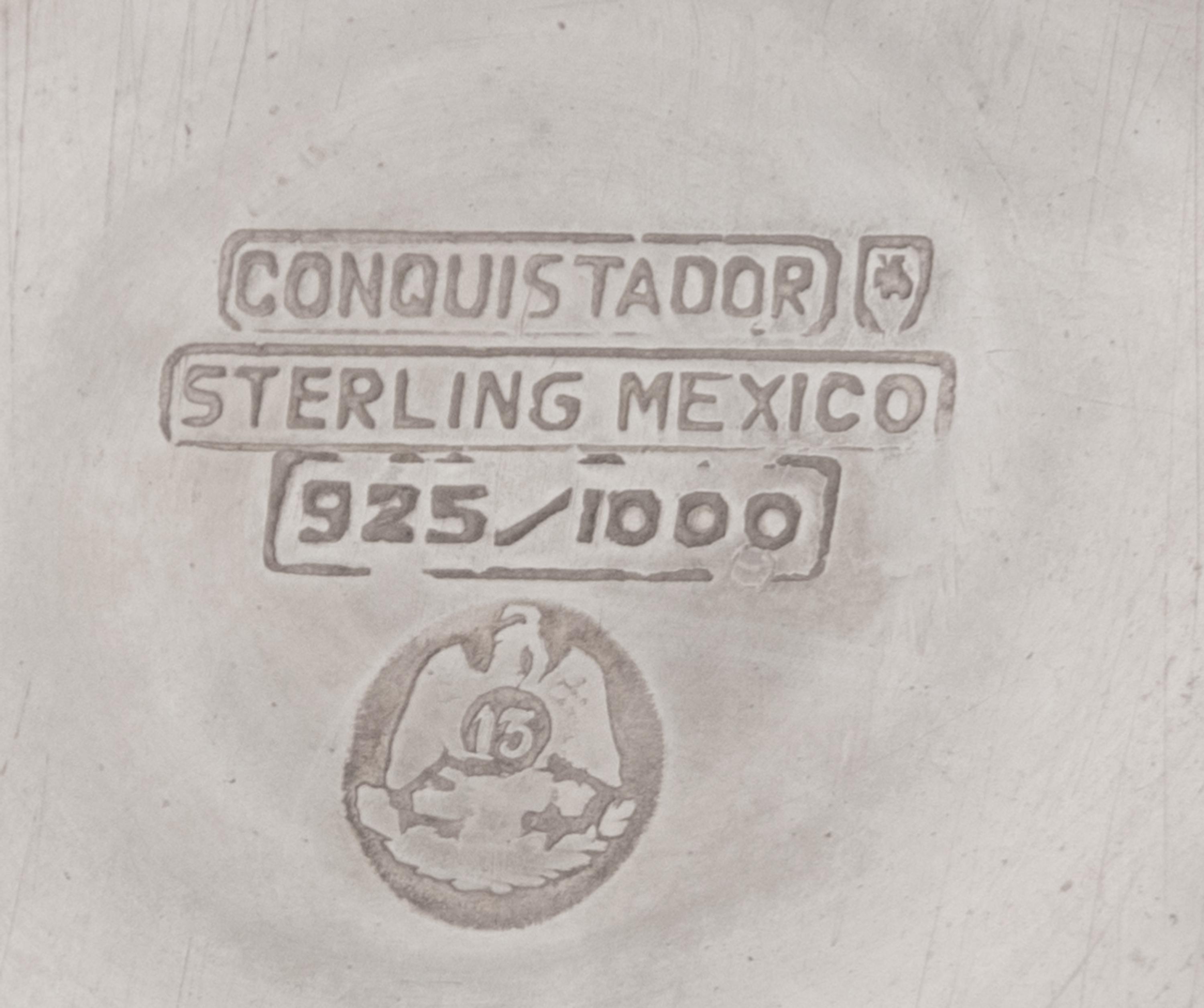 A Mexican Silver Three-Piece Tea Service