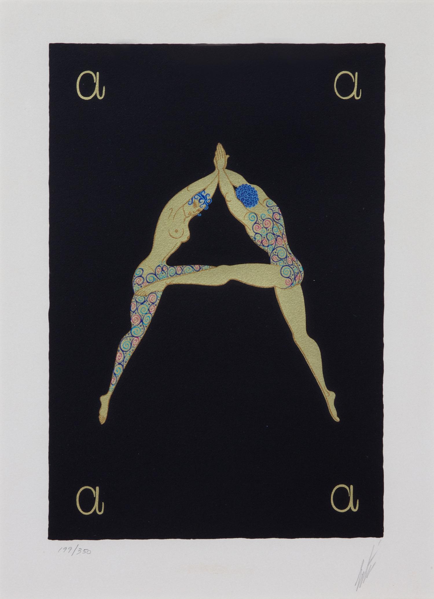 Erte, (French, 1892-1990), The Alphabet Suite, 1796-77