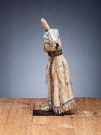 Sioux Beaded Hide Doll